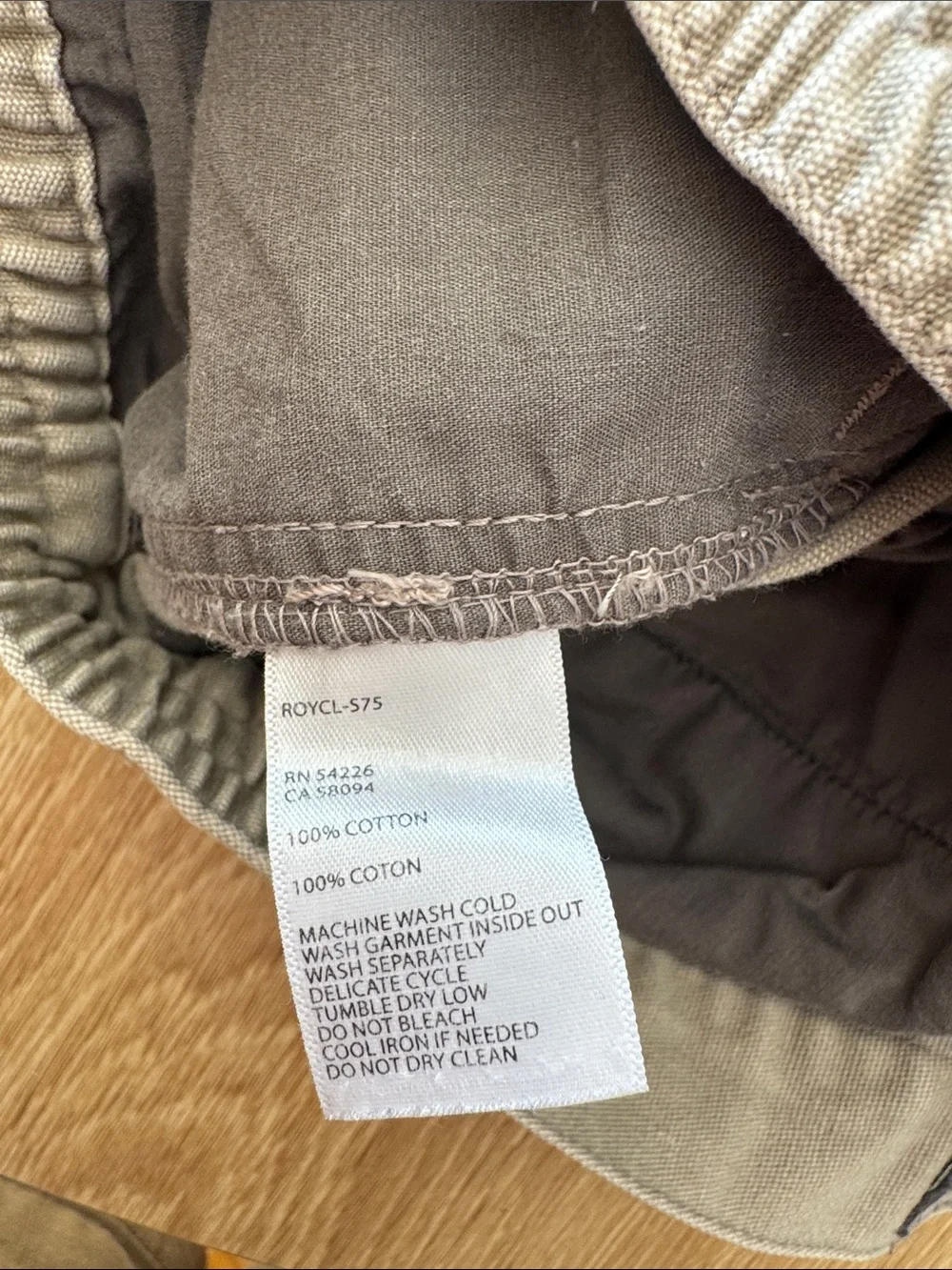 Royal Robbins pleated front